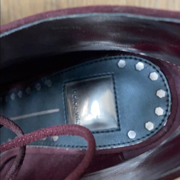 Dolce Vita Burgundy Lace-up Heel - Picture 8 of 8